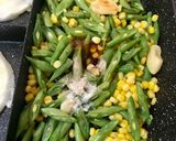 Foto langkah ke 6 dari resep Bento / Bekal Anak Sekolah (kaki naga, tumis buncis jagung manis).