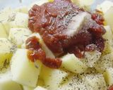 Mediterrán paradicsomos burgonya🍅 recept fázis 4 fotója