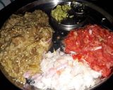 A picture of step 5 of Baigan bharta.