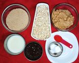 A picture of step 1 of Peanut Butter Oatmeal Cookies With Chocolate Chips.