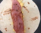 A picture of step 5 of Breakfast burrito.