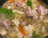 A picture of step 2 of Chicken and Vegetable Soup.