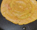 A picture of step 4 of Mixed flour tomato chila.