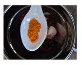 A picture of step 5 of Paneer Pulimunchi.
