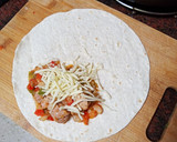 Foto del paso 3 de la receta: Burritos de solomillo, verdura y gambas (Mar y montaña)