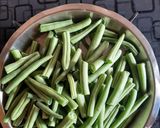 বীনস আর বেসন এর সবজি(Ben's r Beson r sabji recipe in bengali) রেসিপি ধাপ - 1 ছবি