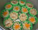 Foto langkah ke 3 dari resep Dimsum Ayam dan Udang Isi Keju Lumer.