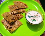 A picture of step 8 of Mooli ka Parantha.