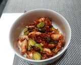 Foto langkah ke 9 dari resep Cumi Asin Pete.