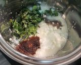 A picture of step 1 of Masala Salted Lassi.