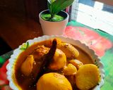 নতুন আলু দিয়ে ডিমের ঝোল (notun aloo dimer jhol recipe in Bengali) রেসিপির ধাপ 6 ছবি