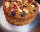 एगलेस फ्रूट प्लम केक ऑन गैस स्टोव (Eggless Fruit Plum Cake On Gas Stove ki recipe in hindi) रेसिपी चरण 15 फोटो