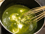 Soy milk green tea ice cream