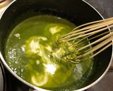 A picture of step 3 of Soy milk green tea ice cream.