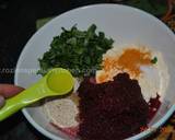 Indian Beetroot pancake پنکیک لبو recipe step 2 photo
