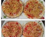 A picture of step 3 of Masala Papad.