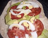 Foto del paso 1 de la receta: Wraps jamón, queso y verduras🌯