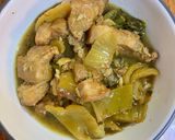 รูปขั้นตอนการทำที่ 4 ของ หมูสามชั้นตุ๋นผักกาดดอง