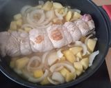 Foto del paso 4 de la receta: Solomillo de cerdo relleno de jamón, queso, nueces en salsa de manzana