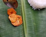 A picture of step 7 of Aratikaya Vepudu/Raw Banana Fry.