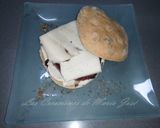 Foto del paso 3 de la receta Hamburguesa con pan de aceitunas