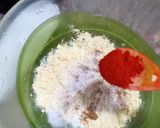 A picture of step 2 of Crispy lady's finger.