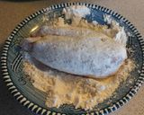 Foto del paso 5 de la receta: Contramuslos rellenos empanizados🌹