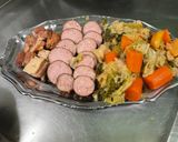 Une image de l'étape 22 de Potée au chou, saucisse de morteau, lard, carottes et navets.