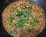 A picture of step 5 of Karahi Chola Chaat.