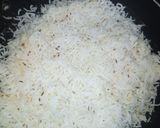 A picture of step 3 of Zeera Rice leftover.