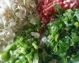 Chicken manchow soup with scallion garlic bread recipe step 2 photo