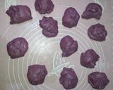 Foto langkah ke 3 dari resep Roti Sobek Ubi Ungu || eggless.