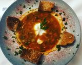 Foto del paso 7 de la receta Sopa de verduras con huevo poche