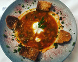 Foto del paso 7 de la receta: Sopa de verduras con huevo poche