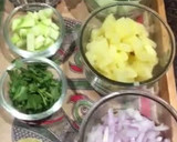 स्प्राउट्स पोटैटो सलाद (sprouts potato salad recipe in Hindi) रेसिपी चरण 3 फोटो
