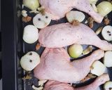 Une image de l'étape 7 de Cuisses de poulet au four.