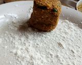 A picture of step 6 of Plantain lamingtons.