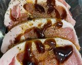 A picture of step 1 of Asian Style Grilled pork chops with vermicelli noodles 🍜.