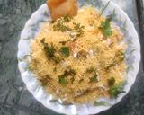 A picture of step 3 of Bhel Puri.