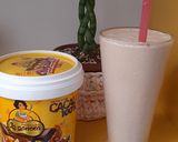 Foto do passo 2 de Milk-shake de pasta de amendoim & banana