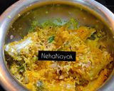 A picture of step 3 of Goan Fish Kalputi.