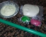 A picture of step 1 of Khoya khaja.