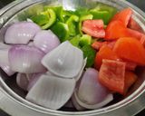 A picture of step 1 of Paneer tikka masala.