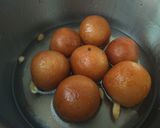 A picture of step 5 of Bread gulab jamun/instant gulab jamun.