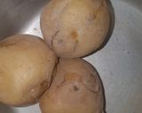 A picture of step 1 of Cheesy pav bhaji.
