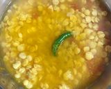 A picture of step 1 of Coconut Chana Dal.