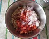 A picture of step 2 of Peanut Salad.