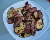 Une image de l'étape 7 de Pommes de terre grillées ail piment basilic.