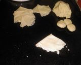 A picture of step 2 of Tikona namkeen.