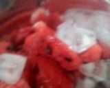 A picture of step 1 of Watermelon juice.